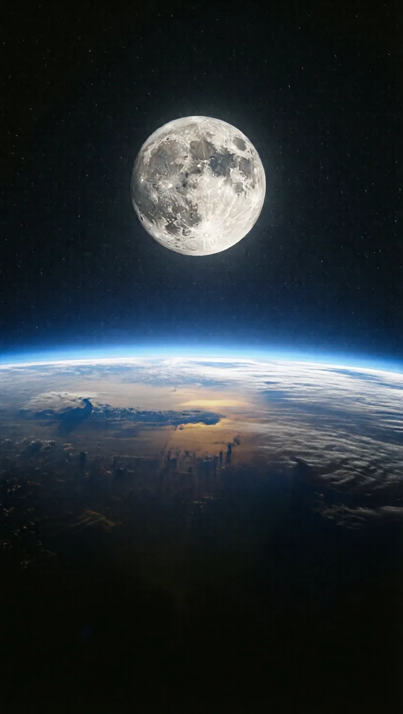 The Moon is drifting away from Earth