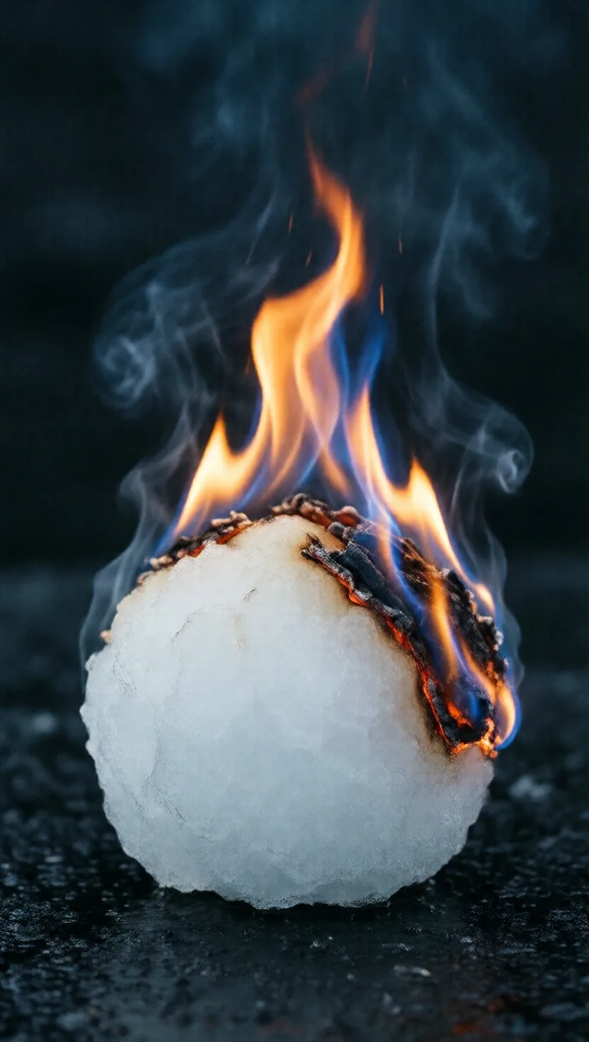 There's ice on the seafloor that catches fire