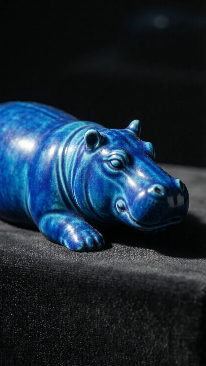 The oldest man-made color secretly glows in infrared
