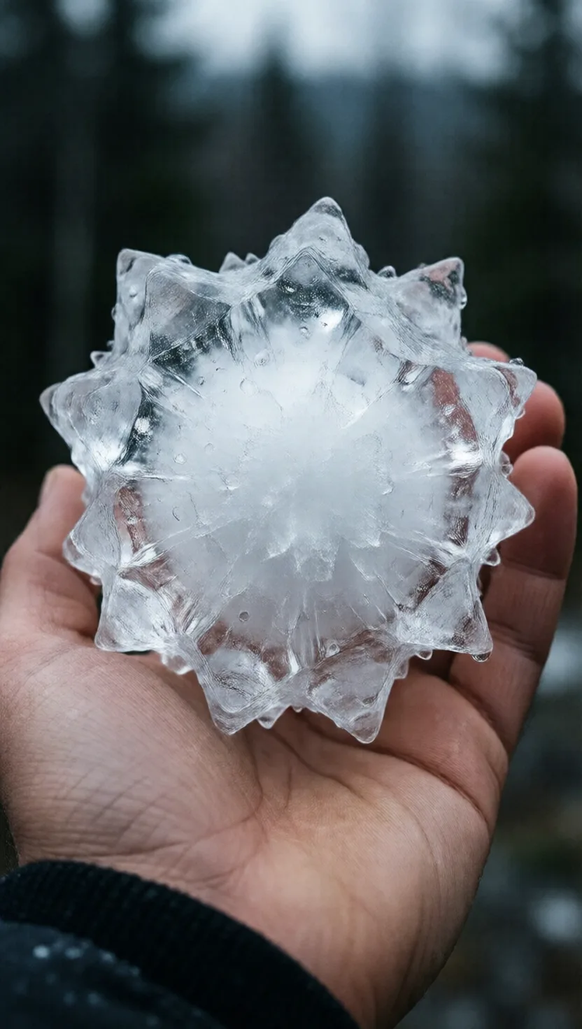 Hail can fall the size of a grapefruit