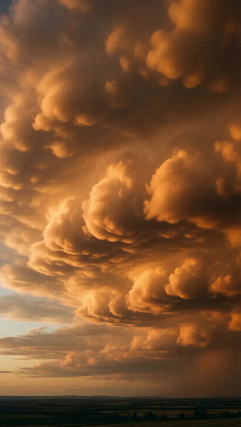Some clouds grow downward, not up