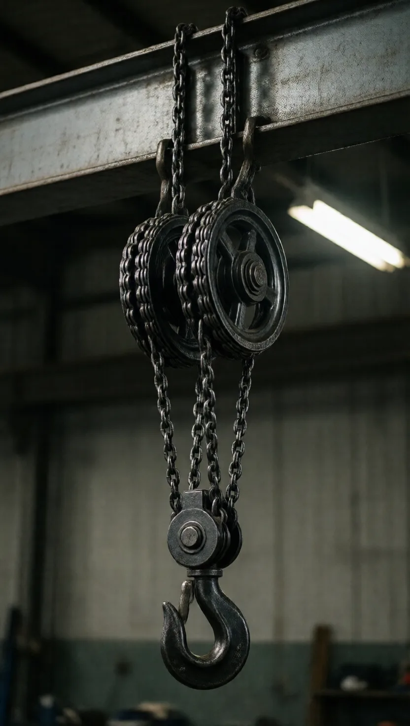 Pull the chain, let go, and the load just hangs