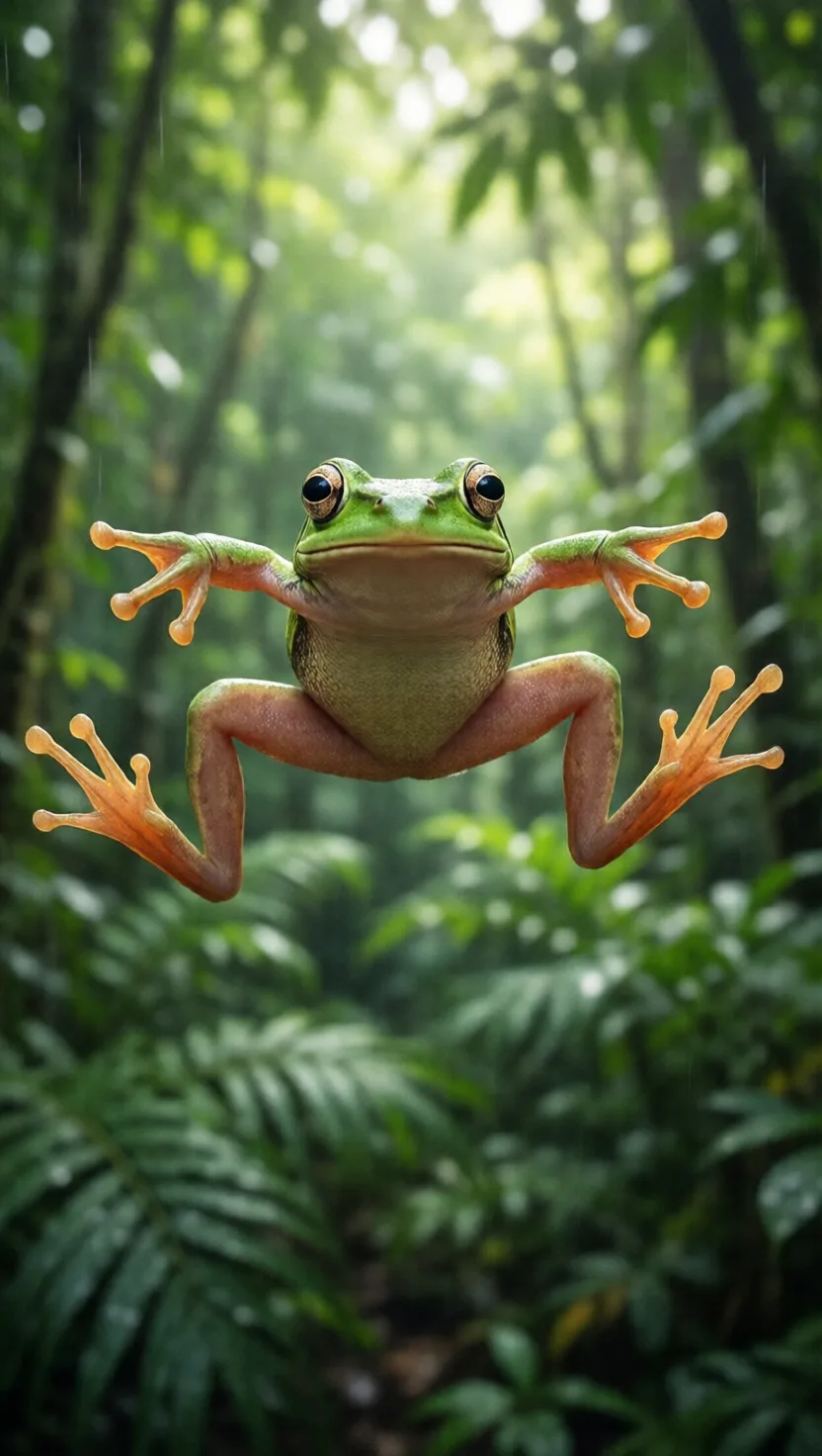 Eight things frogs do to survive. 8 cards.