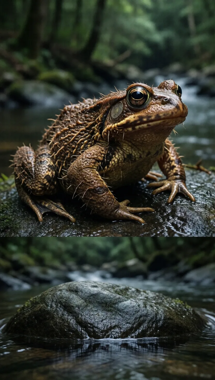 This frog breaks its own bones to make claws