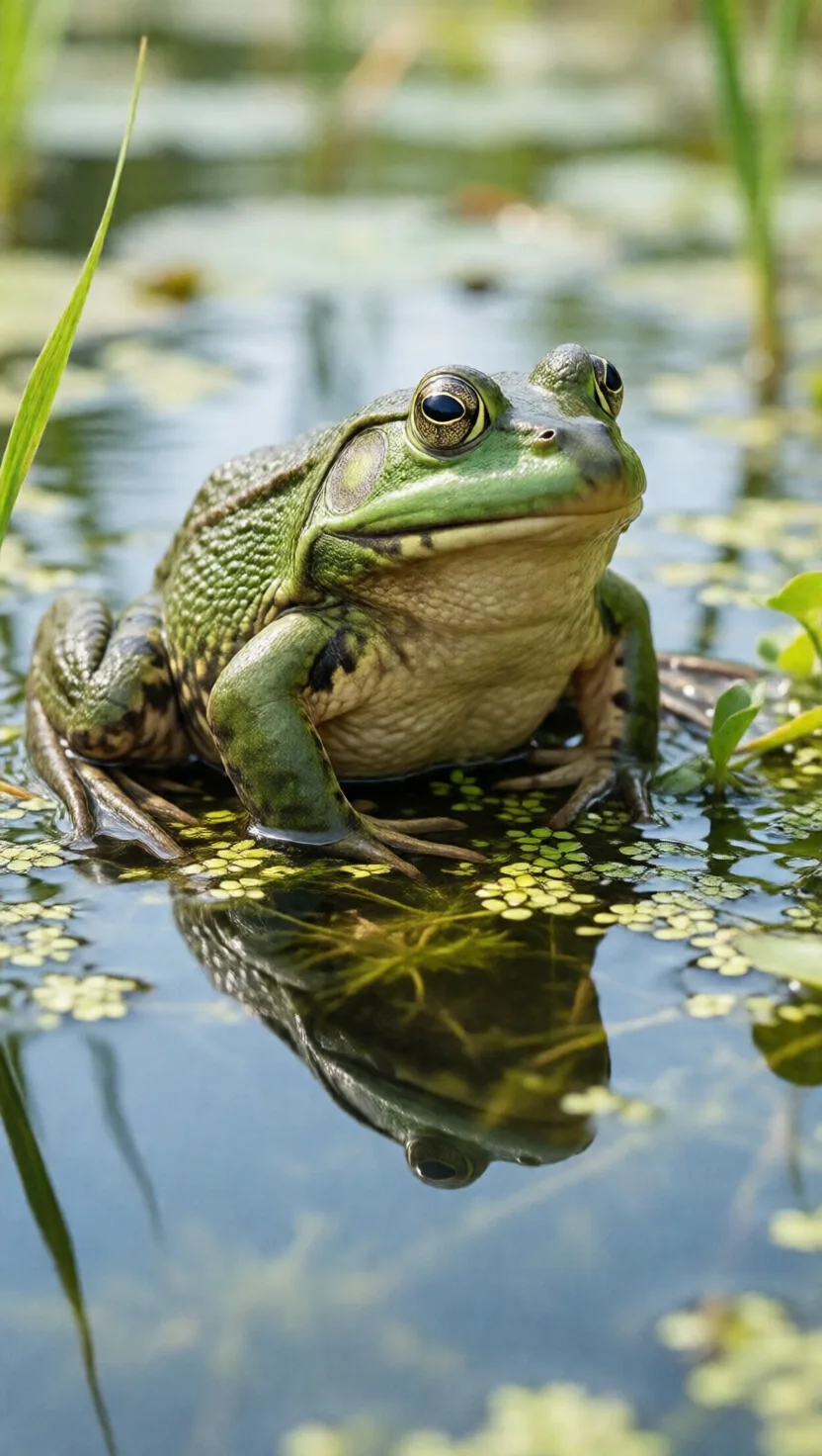 Its tadpole is bigger than the grown frog