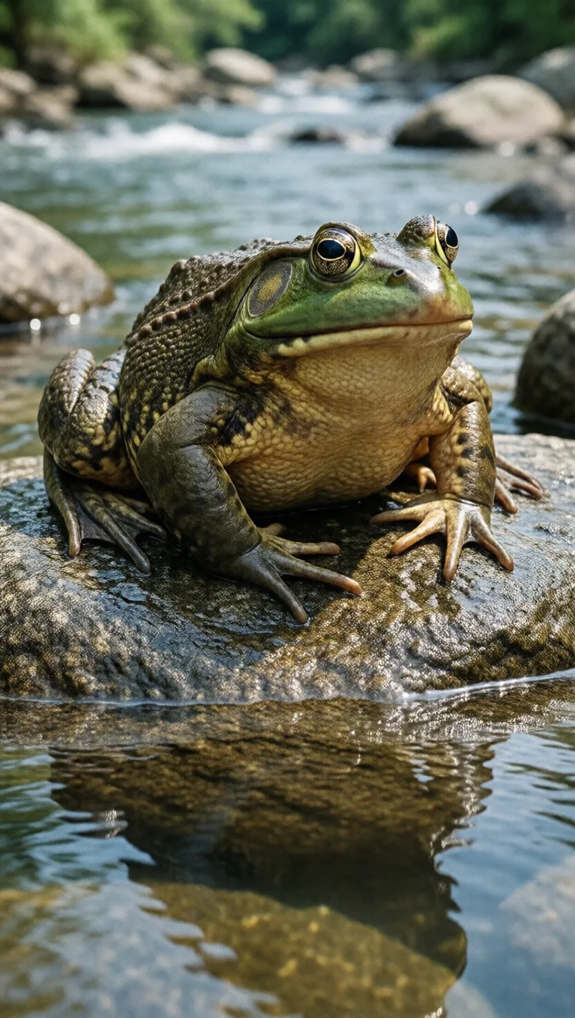 The world's biggest frog builds its own ponds
