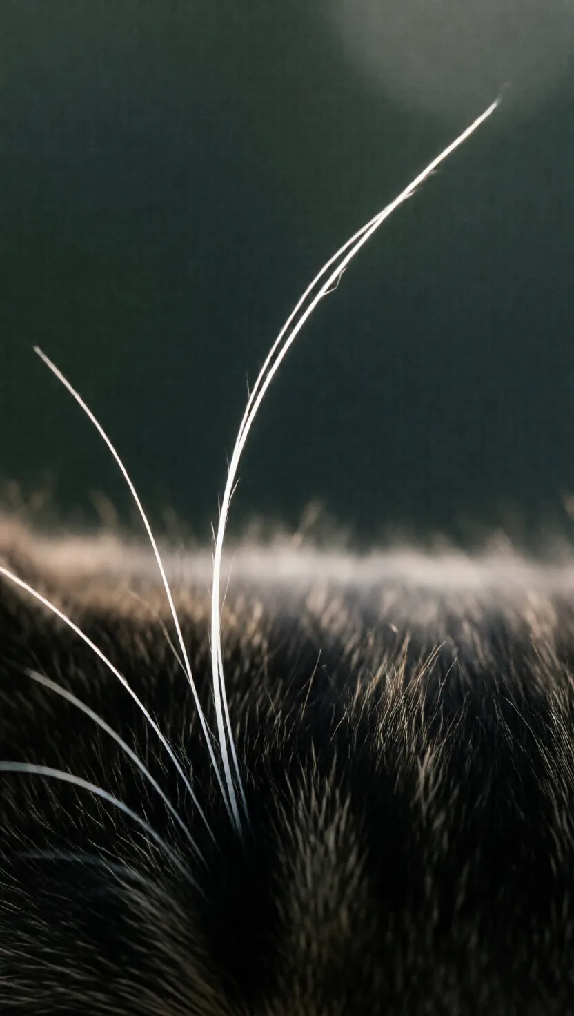 Whiskers are dead — the feeling happens at the root