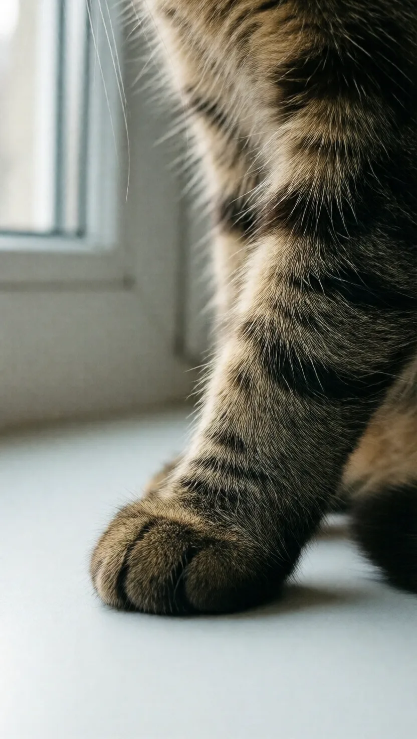 Your cat has hidden whiskers on the backs of its legs