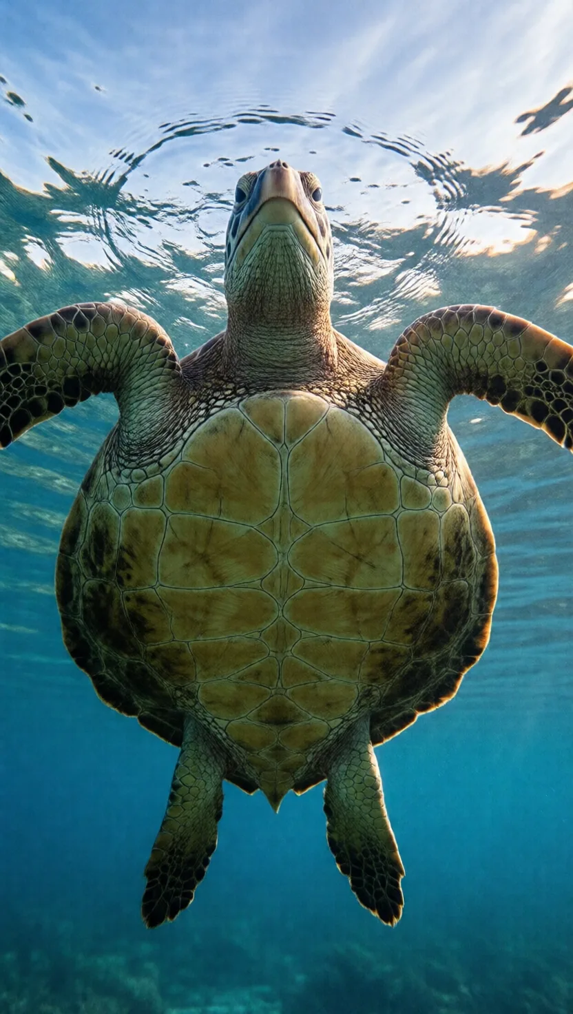The turtle built its belly armour before its back