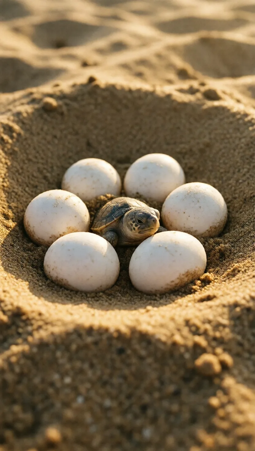 Warm sand makes female turtles, cool sand makes males