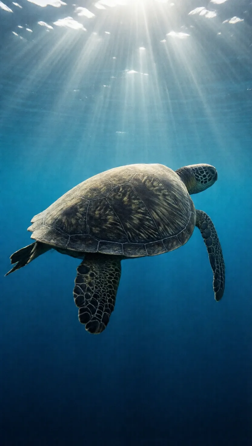 The biggest turtle has no hard shell at all