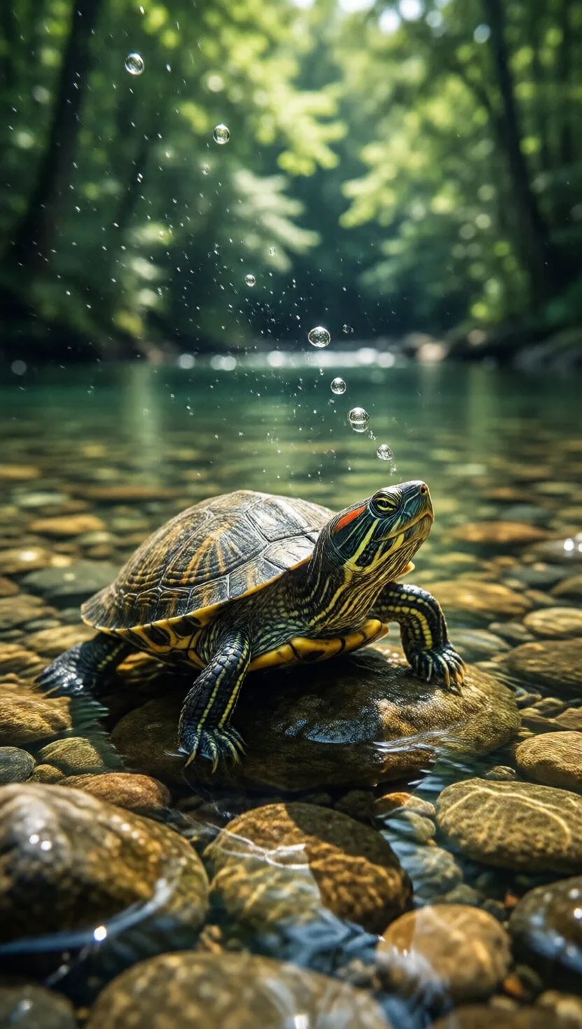 Some turtles breathe through their backside