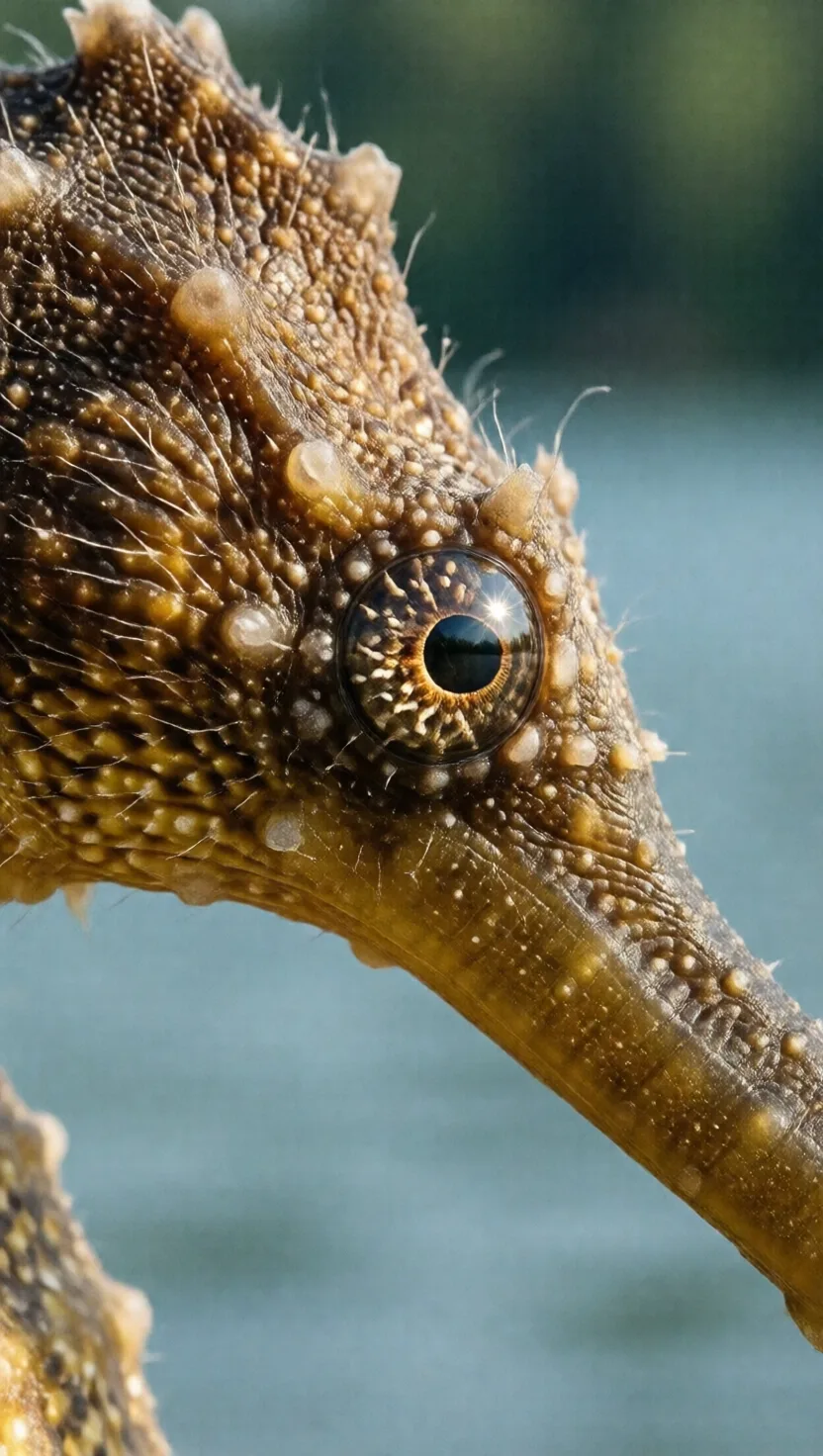 Each eye aims on its own, like a chameleon
