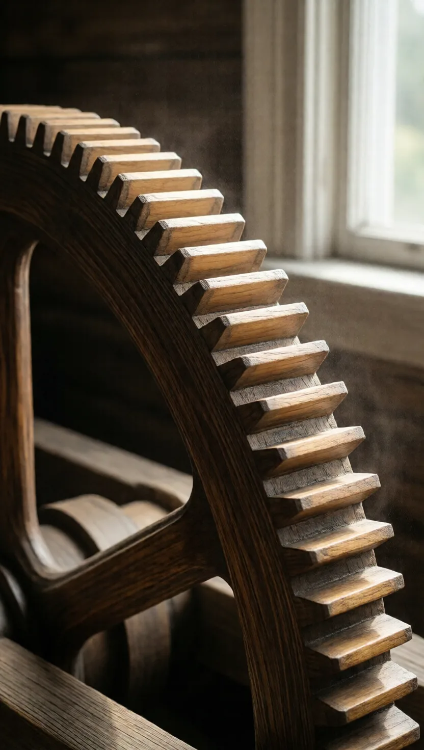 Mills cut gear teeth from fruitwood for a reason