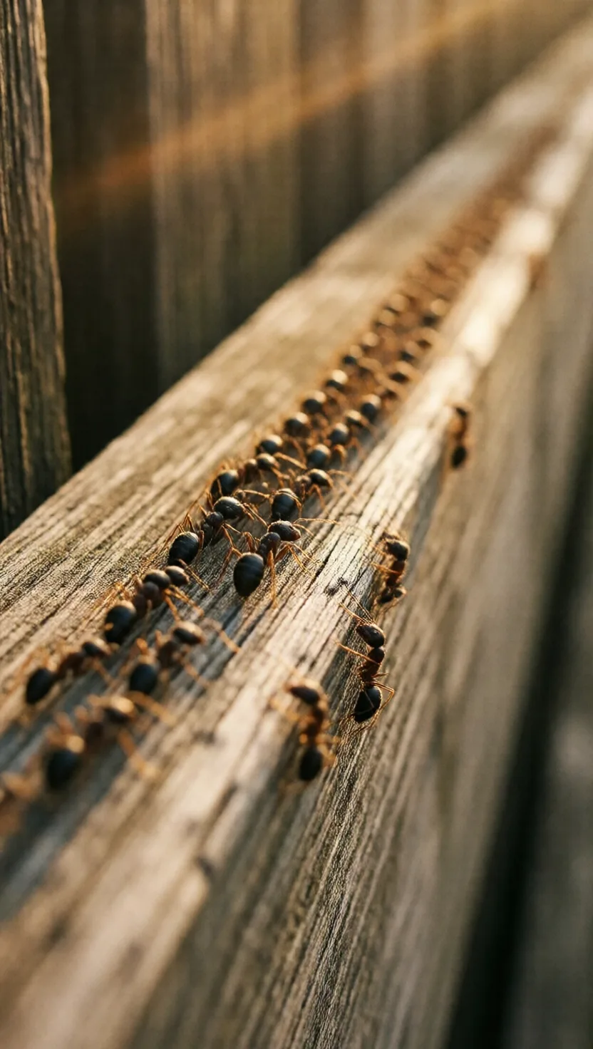 A colony stretching 6,000 km whose members never fight