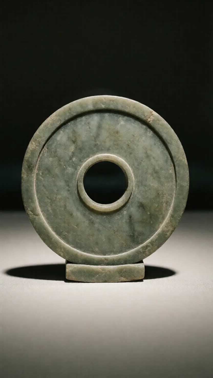 Disks of jade buried to stand for the sky