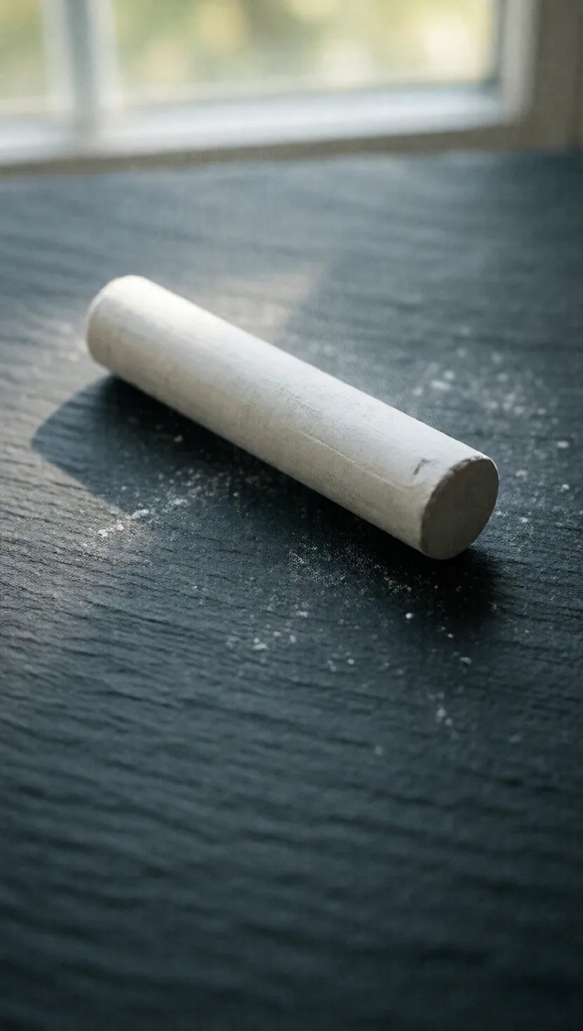Blackboard chalk usually isn't chalk at all