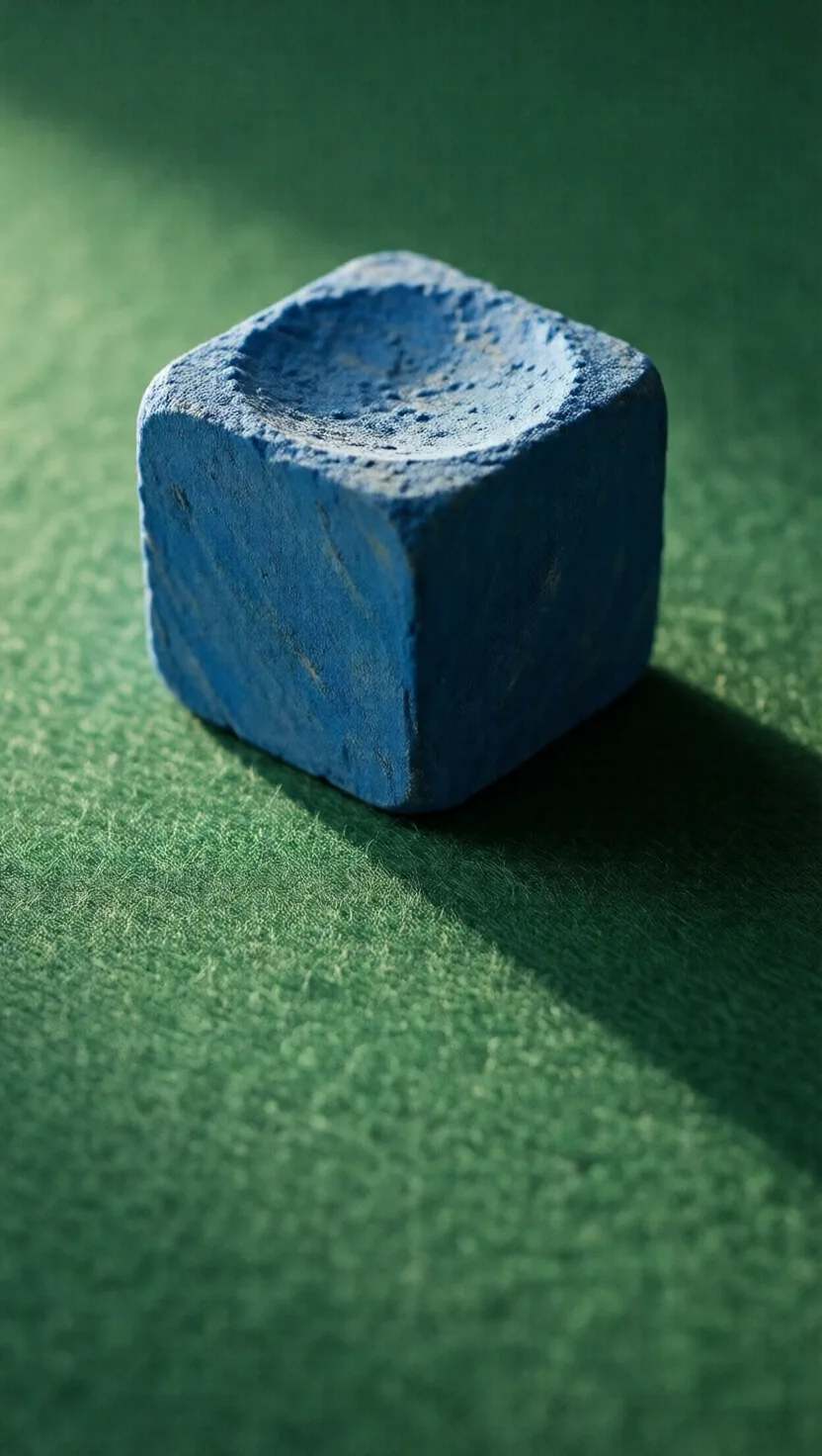 Billiard chalk has zero chalk inside it