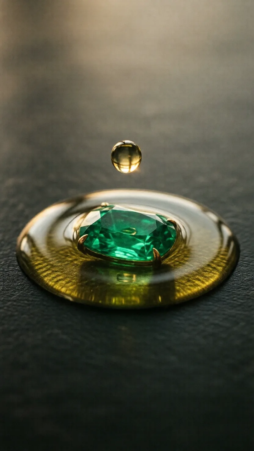 Nearly every emerald you see has been oiled