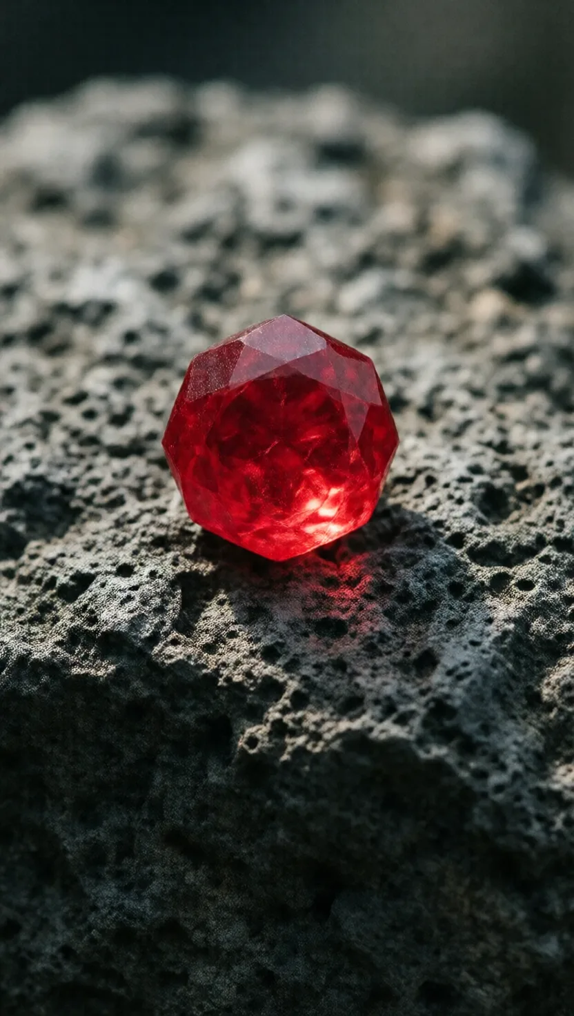 This red gem comes from one mountain range