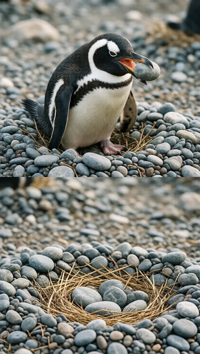 A penguin's most valued possession is a pebble