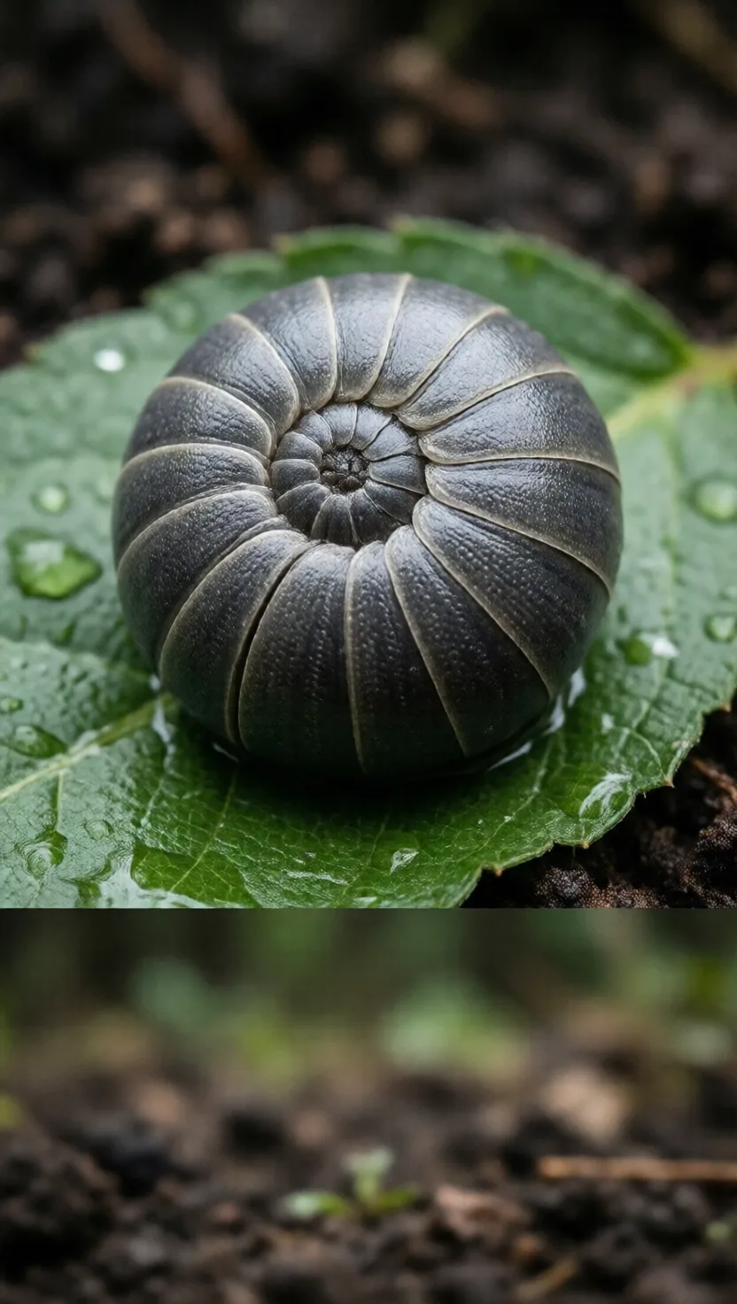 The roly-poly is a crab cousin on land