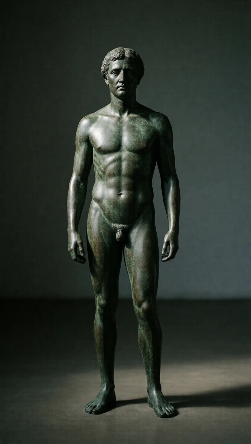 We meet Greek bronzes as marble ghosts
