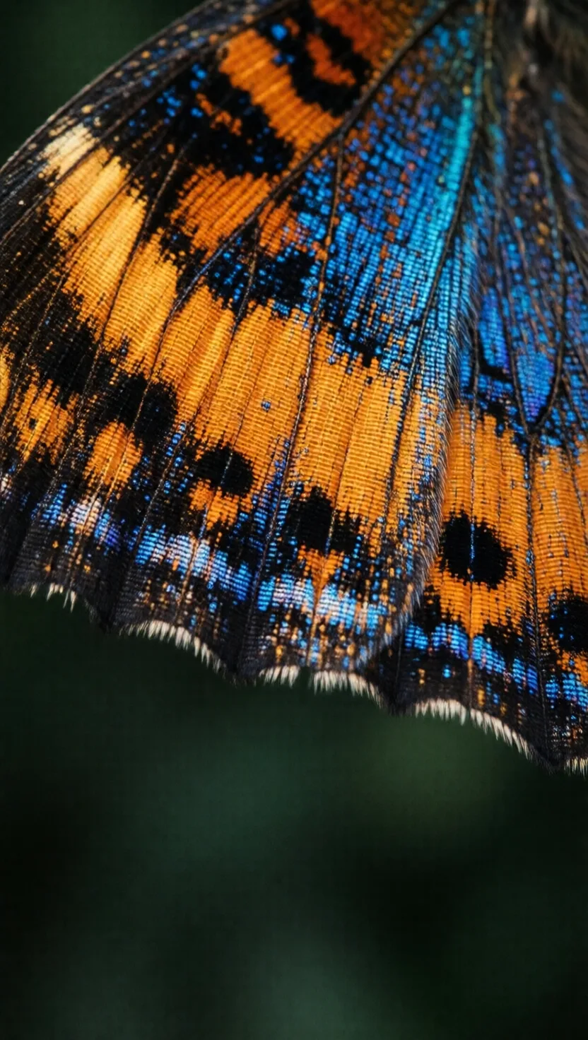 The 'dust' on their wings is tiny shingles