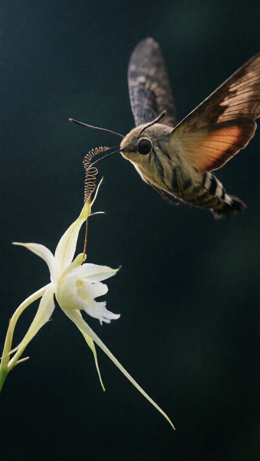 Darwin saw an orchid and predicted a moth