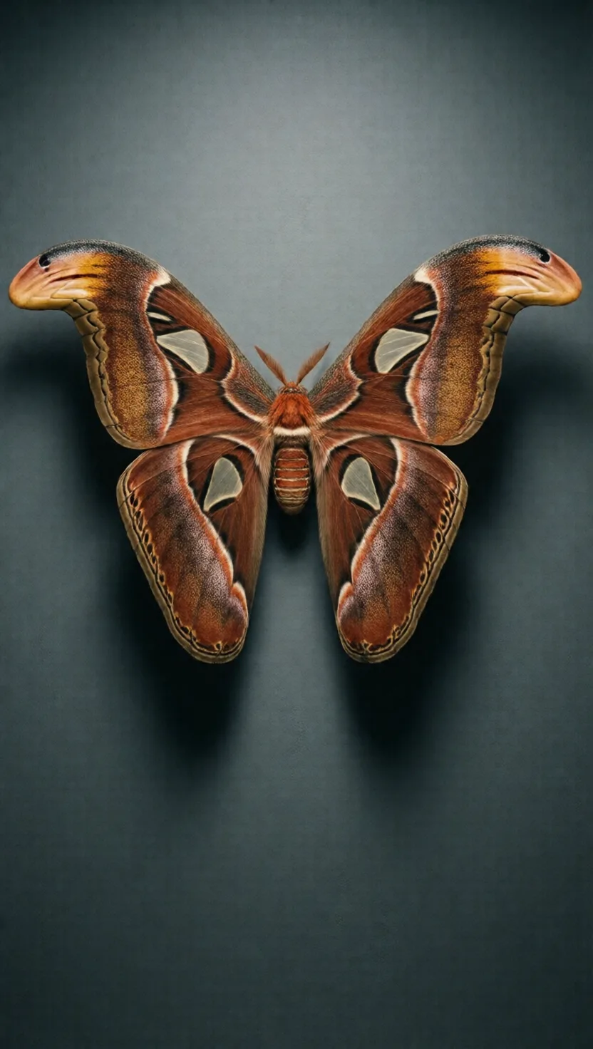 The biggest moth is born unable to eat