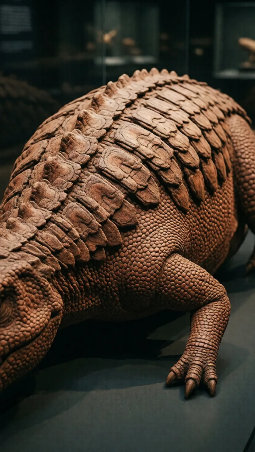 A dinosaur so well preserved its skin survived
