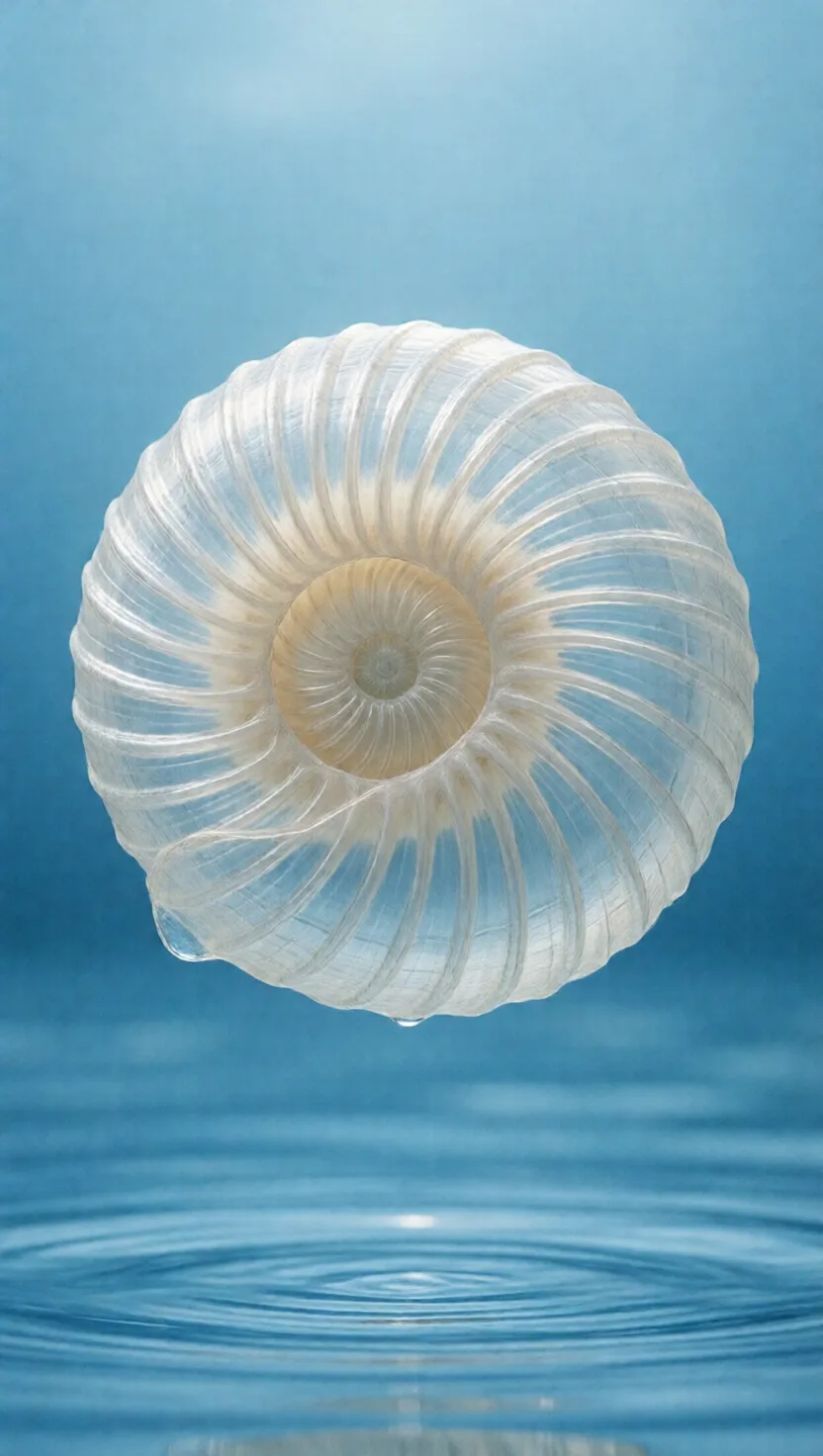 She builds a shell with her own arms