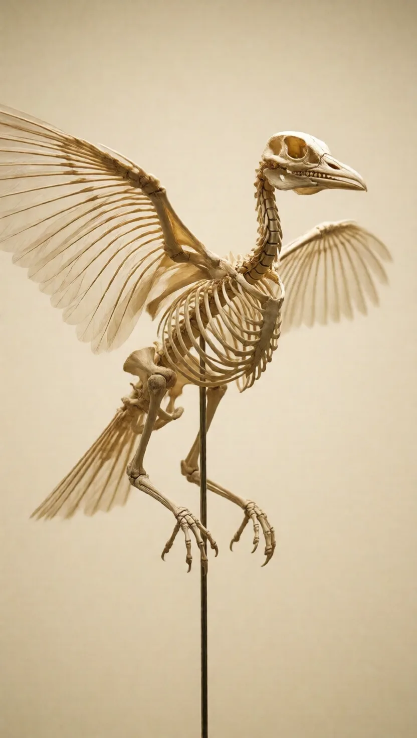 A bird's bones are plumbed into its lungs