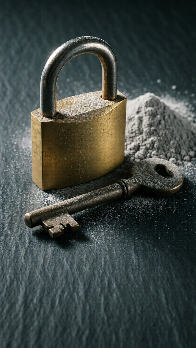 The same stuff frees a stuck lock