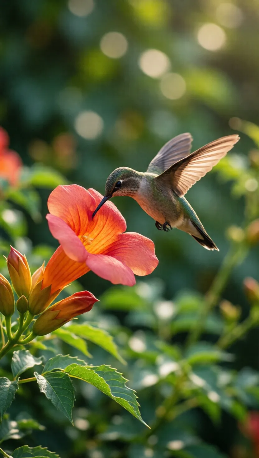 Eight things packed into a hummingbird's tiny body.. 8 cards.