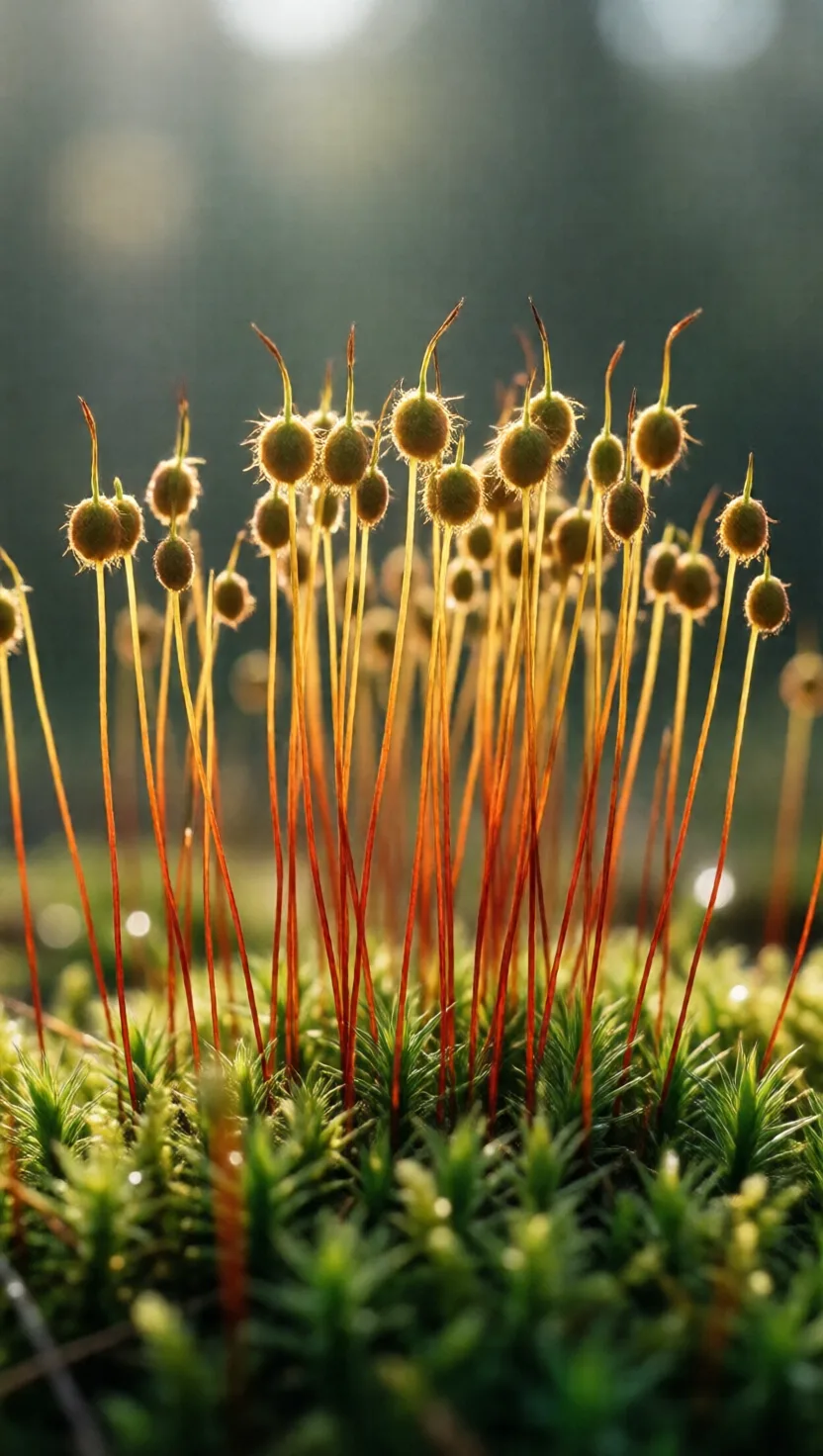 This moss fires spores in tiny mushroom clouds
