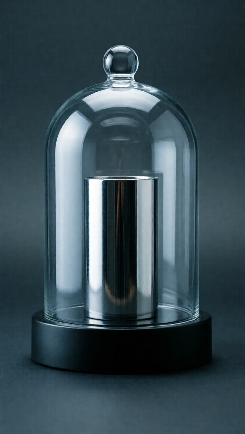 The kilogram itself was a lump of this metal