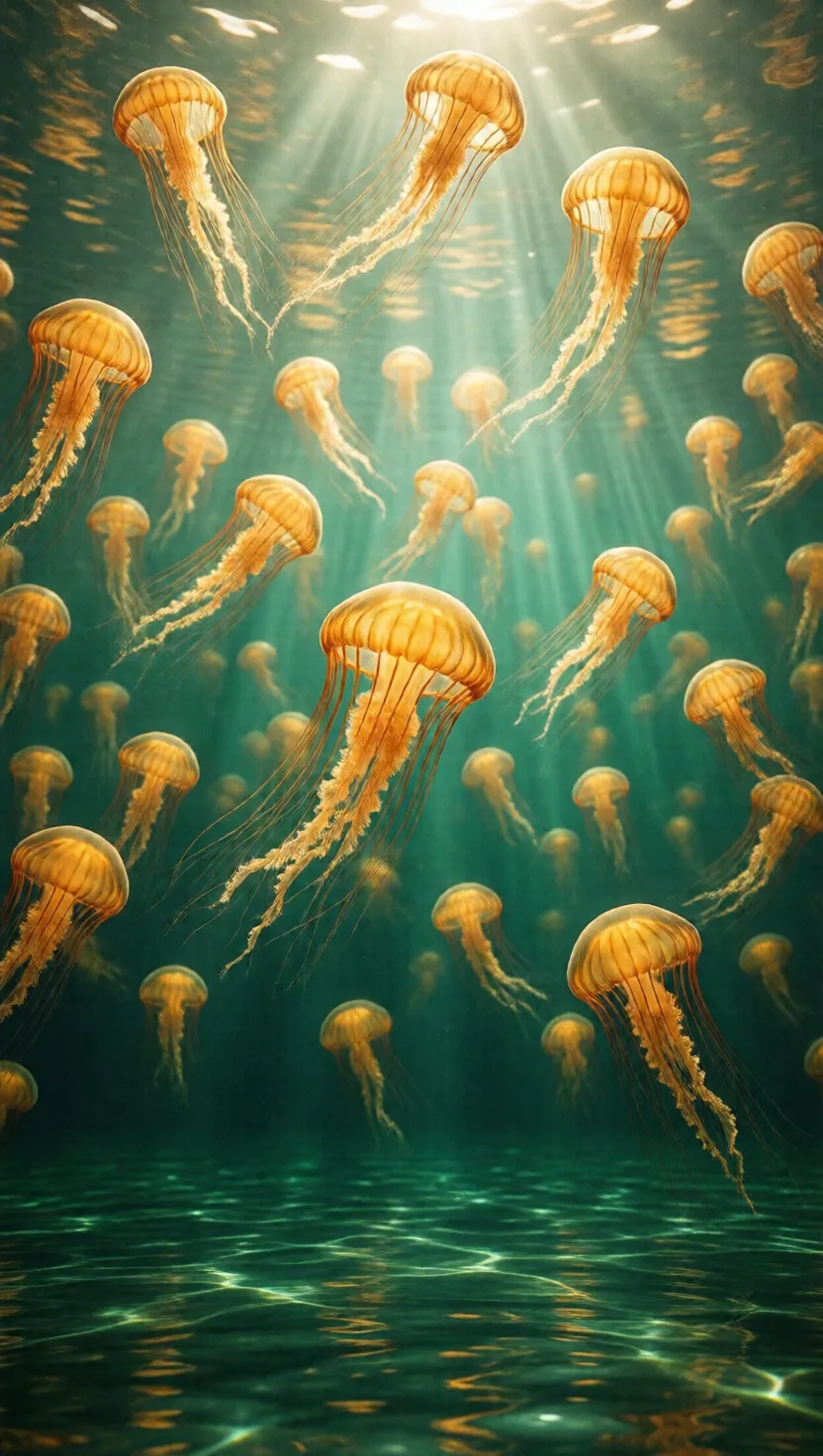 Eight things the jellyfish pulls off without a brain. 8 cards.