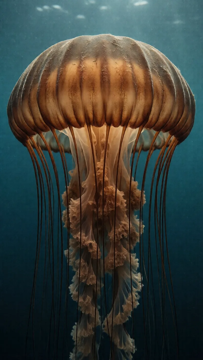 A jellyfish this heavy capsized a fishing boat