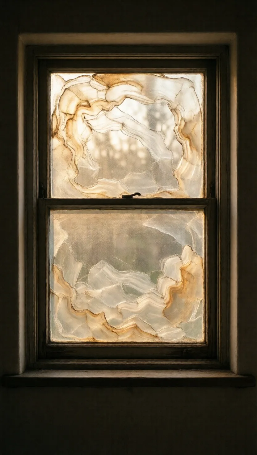 It was window glass before glass was cheap
