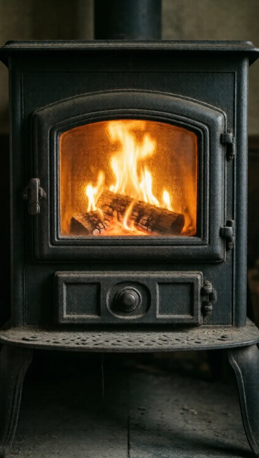 It's the little window in an old stove door