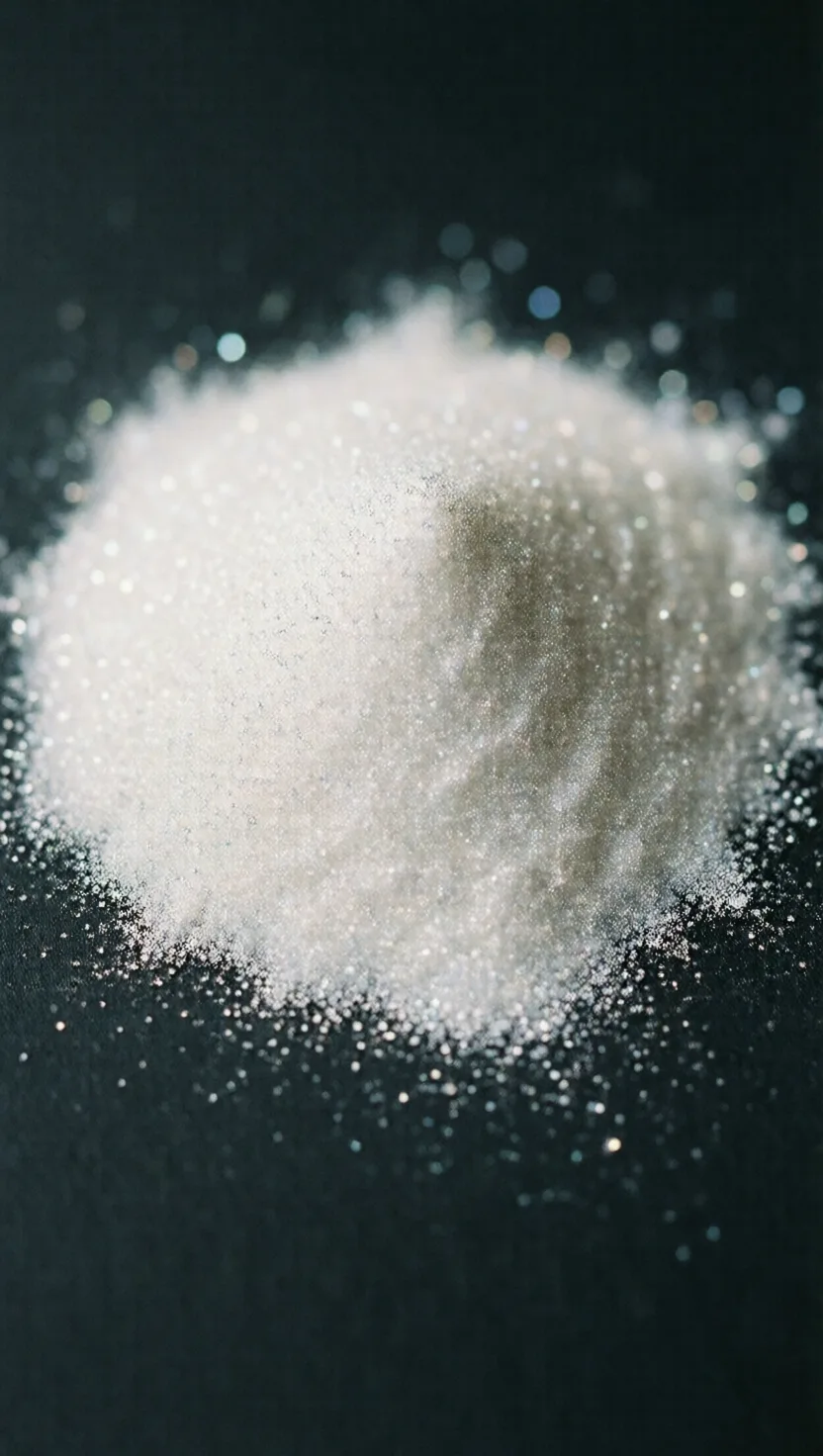 That shimmer in makeup is powdered stone