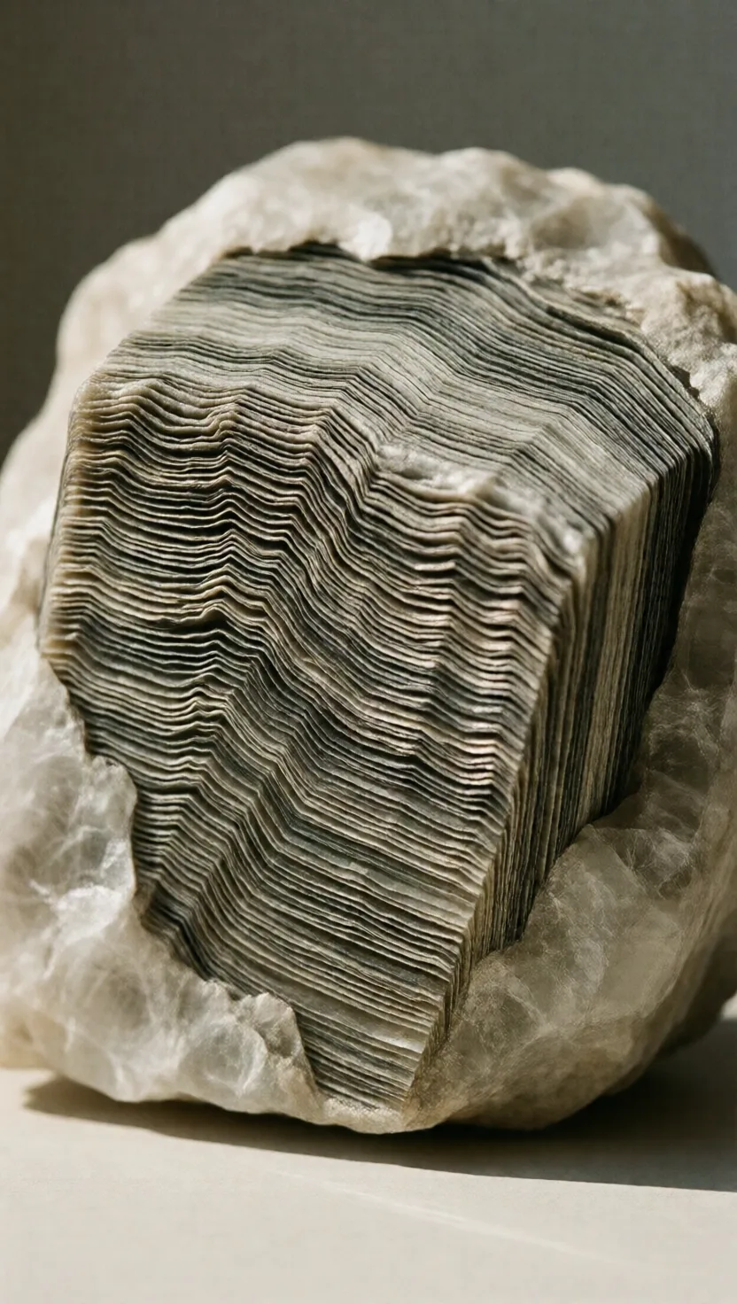 It grows in giant stone 'books'