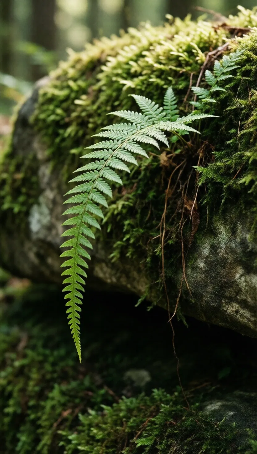 This fern walks across rock on the tips of its leaves
