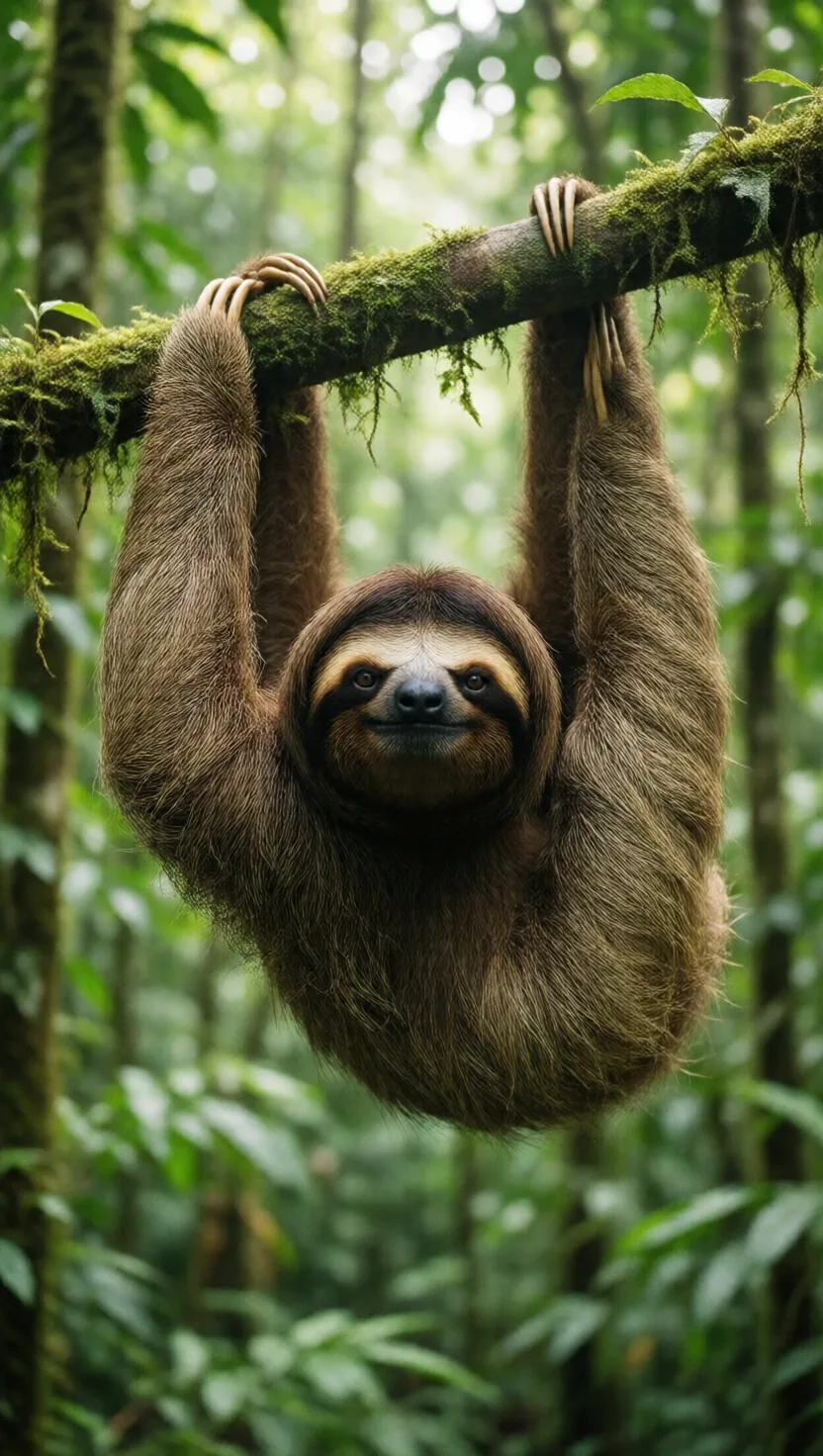 Eight things the slowest mammal hides in plain sight. 8 cards.