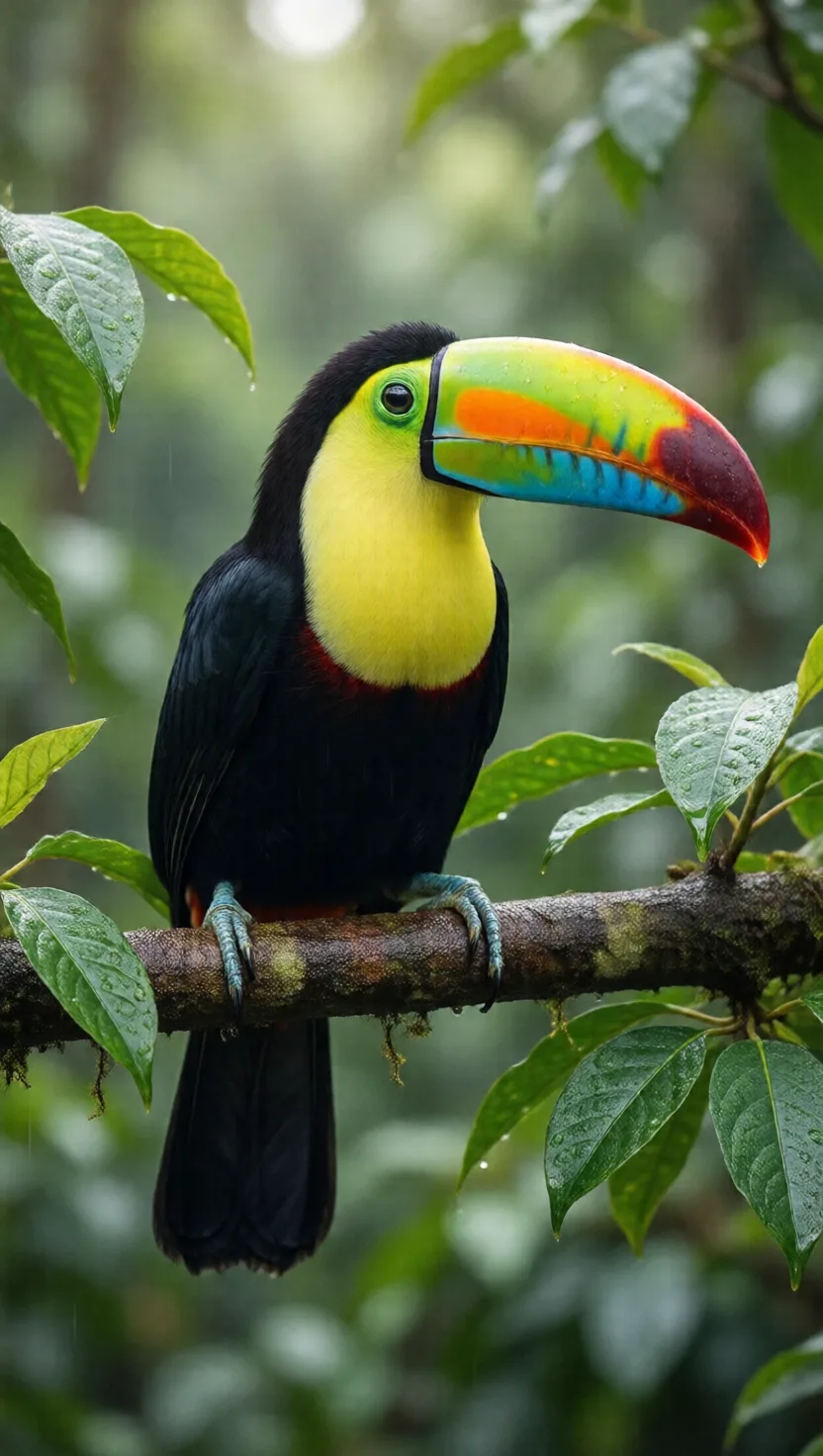 That huge beak weighs almost nothing