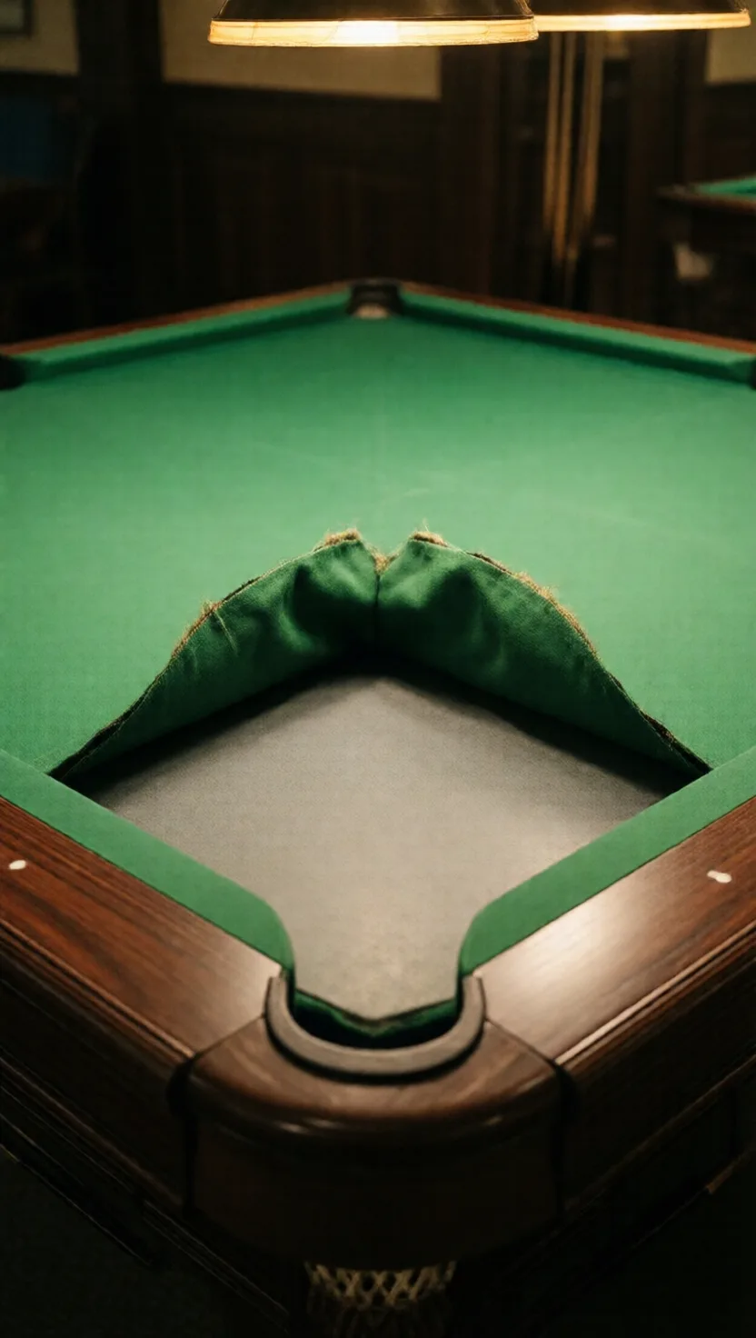 Every serious pool table hides a stone bed