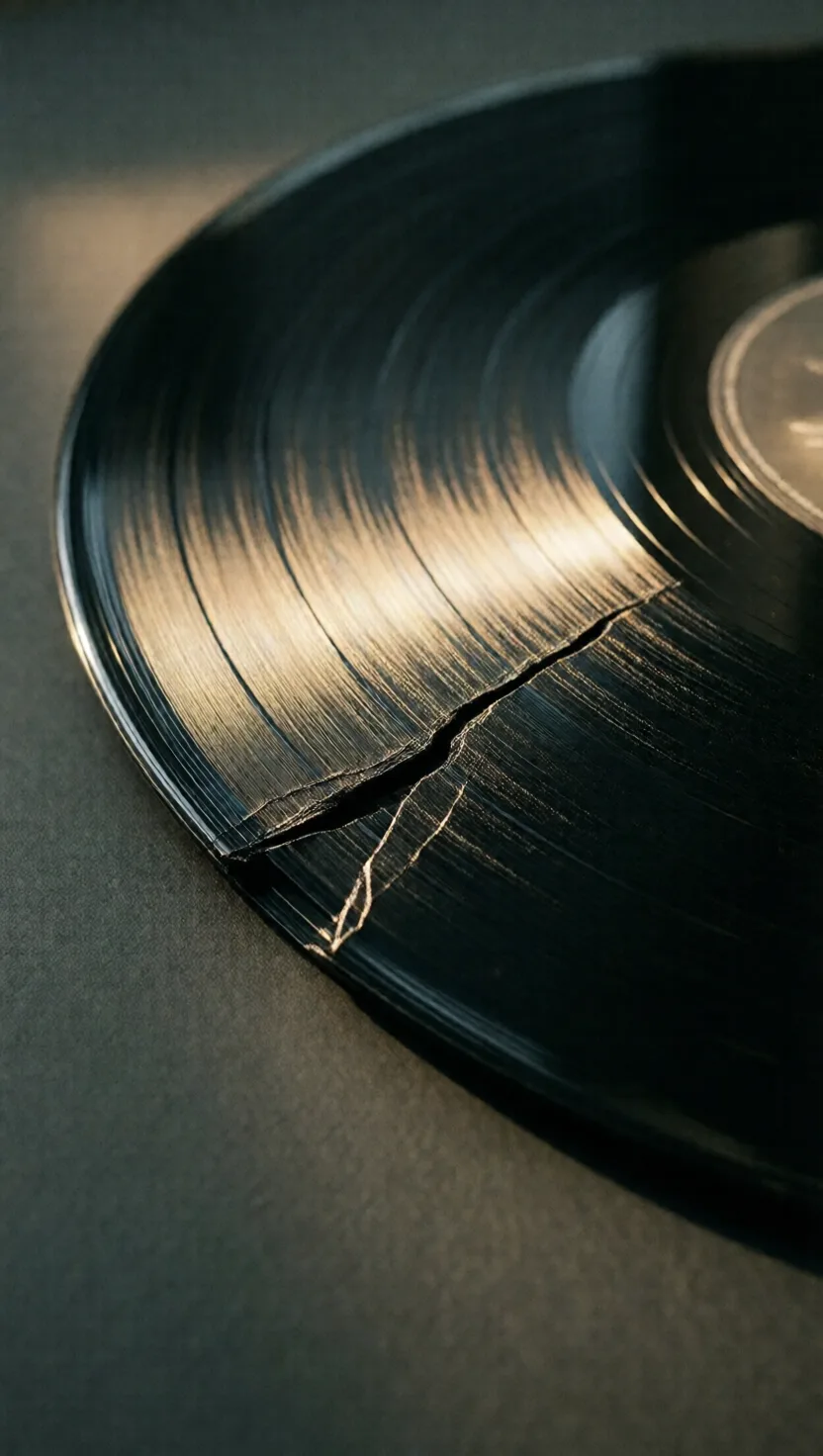 Old records were pressed from insect resin