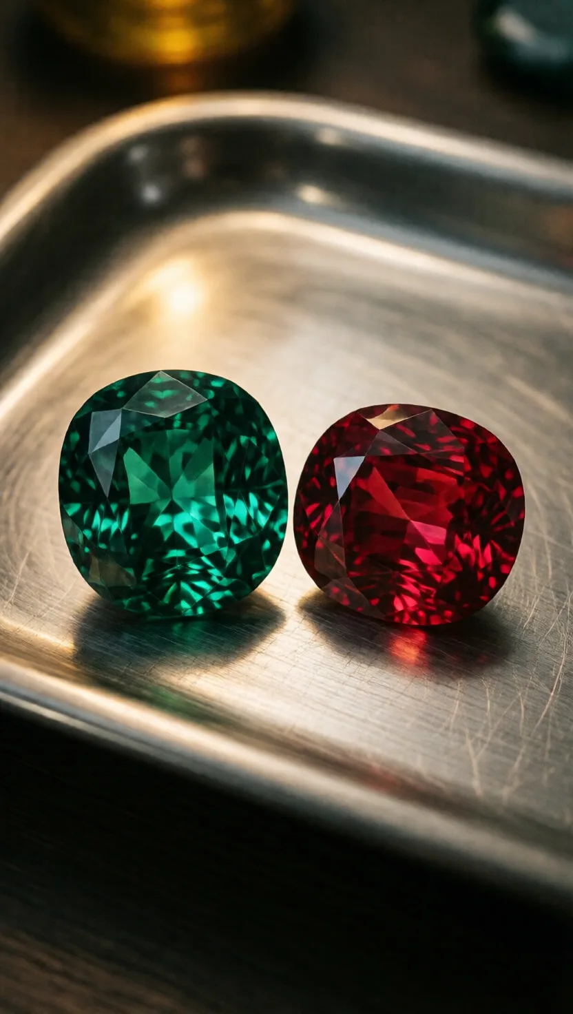 For ages it passed as emerald and ruby