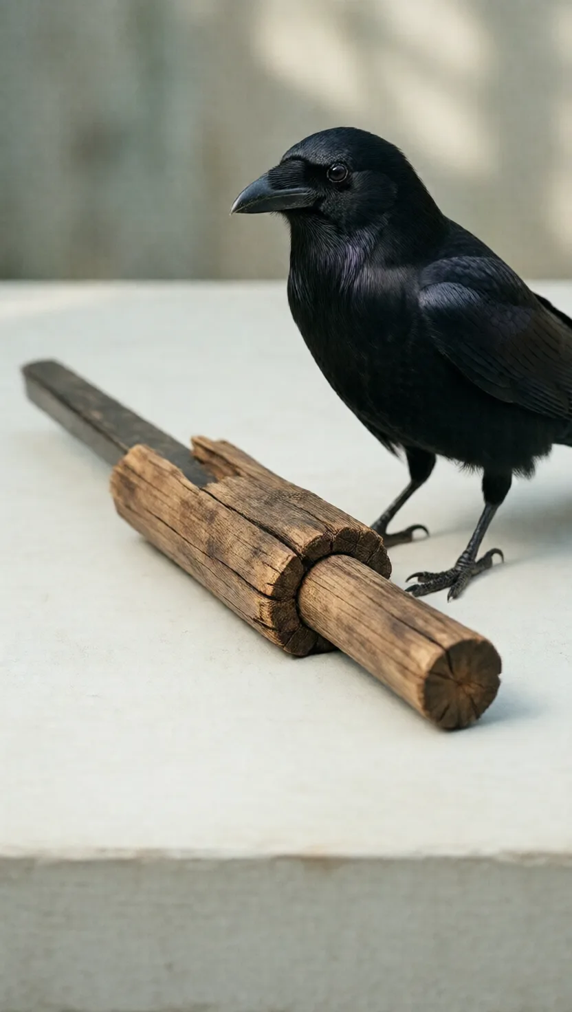 It builds one long tool from short parts